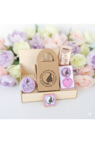 ORGANİZASYON HEDİYEM 10 ADET 8 MART DÜNYA KADINLAR GÜNÜ HEDİYESİ ÇANTALI MAGN...