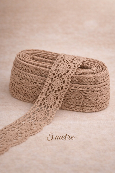 Esteks Dantel ve Tekstil Aksesuarları Памук Копанакі Дентл 5 метрів