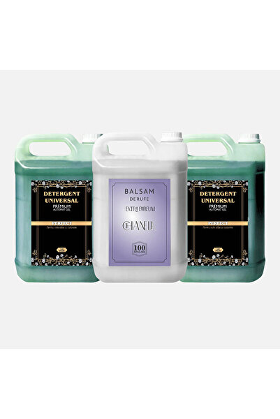 Fabrica de Detergent Pachetul cu 2x Detergent Universal Premium + 1x Balsam d...
