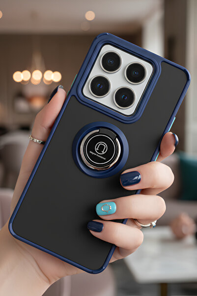 Hatreds Xiaomi Mi 14T İçin Kamera Korumalı Yüzüklü Kılıf - Leke Tutmaz Mat ve...