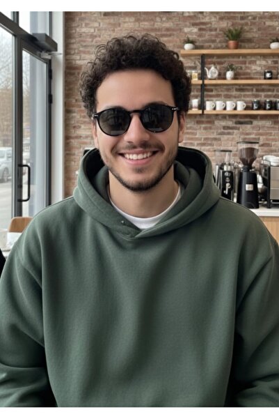 MONAL EYEWEAR New York U.S. Model Black Frame Black Glass Round Unisex Sungla...