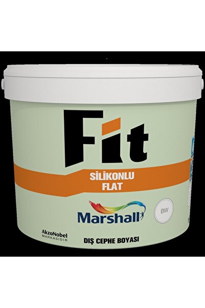 Marshall Fit Silikonlu Flat Bw Baz Dış Cephe Boyası 7,5 Lt