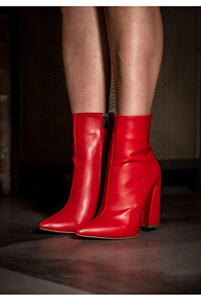 Ayakkabı Ateşi Red Skin Γυναικείες Γυναικείες Μπότες με τακούνι Stepway
