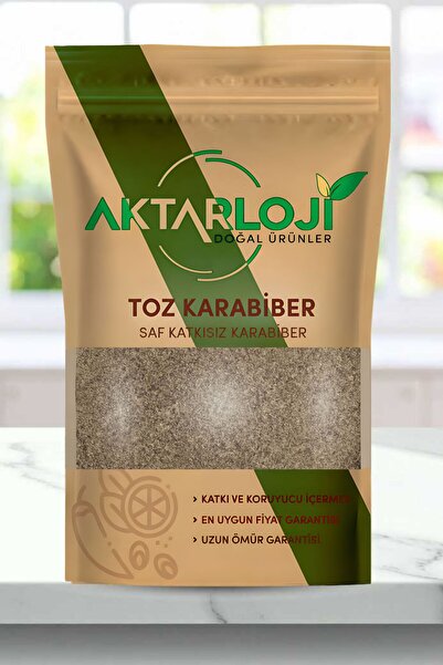 aktarloji 1 Kg Toz Karabiber / Yeni Öğütülmüş Saf Kara Biber - Katkısız & Doğal