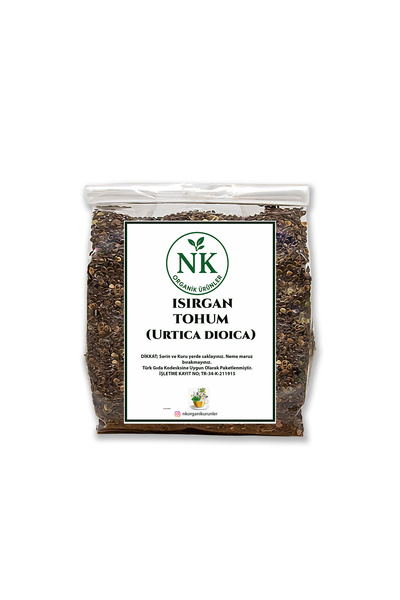 nk organik Nettle Seed (Urtica Dioica L.) 500Gr