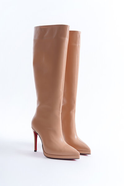 Ayakkabı Ateşi Γυναικείες μπότες με κοντή πλατφόρμα κάτω από το γόνατο - Αμετ...