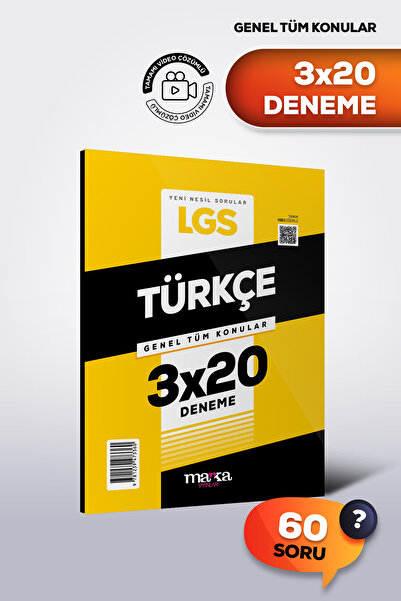 Marka Yayınları LGS TÜRKÇE Genel Tüm Konular 3 Deneme 2027