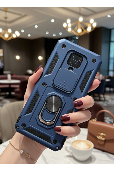 AQUA AKSESUAR Xiaomi Redmi Note 9s Kılıf | Kapak Kızaklı Kamera Korumalı Renk...