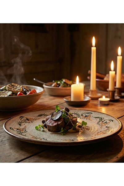 İD FİNE Voyage Terra Lona Düz Tabak 21 cm