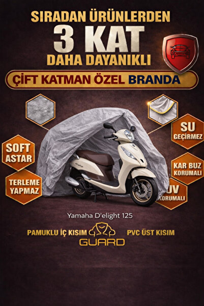 CarGuard غطاء خيمة دراجة نارية ياماها ديلايت 125 سي سي - مصنوع من الميفلون