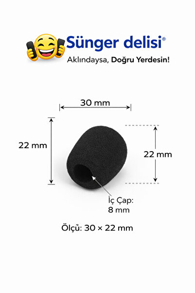 OEM Yaka Mikrofonu Süngeri – Röportaj & İçerik Üreticileri İçin Profesyonel S...