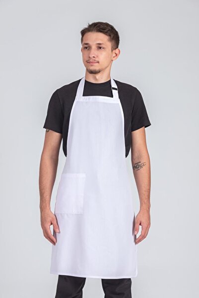 Vatan Tekstil Erkek Boyundan Asmalı Barista Şef Mutfak Önlüğü