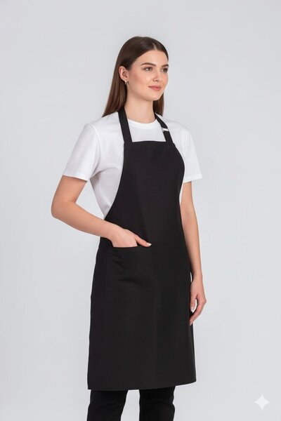 Vatan Tekstil Women's Halter Neck Barista Chef Kitchen Apron 60X85 cm