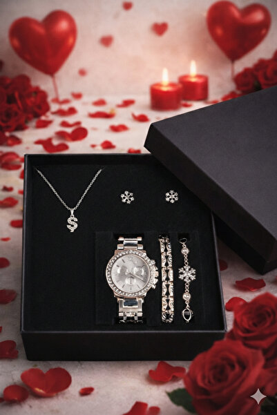 Arzu Butik Kişiye özel harfli gümüş kadın kol saati, saat bileklik kolye küpe...