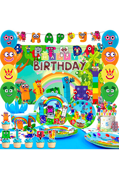 Choice MULTI Cartoon Birthday Decorations,82pcs Cartoon Party Decorations&Car...