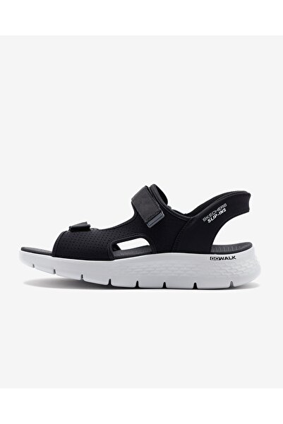 SKECHERS GO WALK FLEX SANDAL-EASY ENTRY Erkek Siyah Sandalet 229210 BKGY