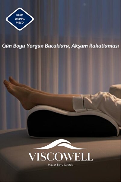 ViscoWell Ortopedik Visco Ayak & Bacak Yükseltme Yastığı ve Dolaşım Destekleyici