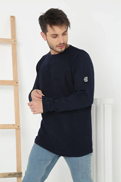 Kanonik Education Mânecă pentru bărbați cu gât de bicicletă cu emblemă - bleu...