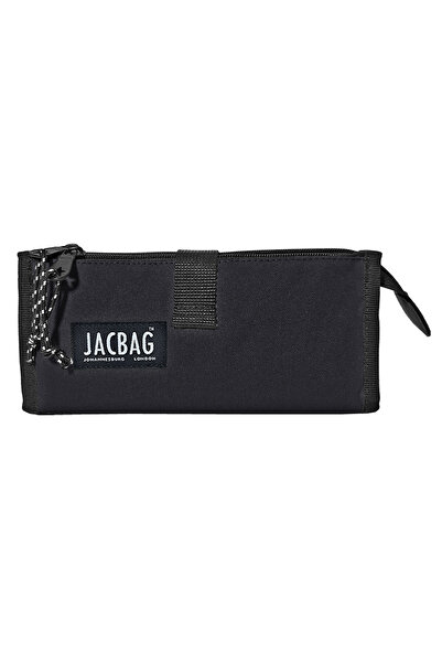 Jacbag Geantă pentru stilouri cu două compartimente pentru masă - neagră