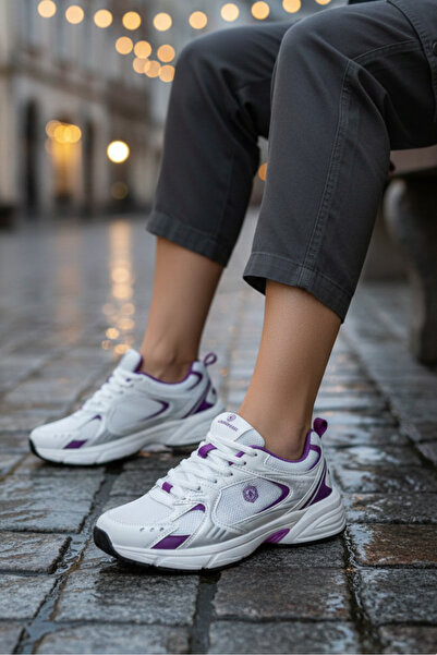 Hammer Jack Women's Sports Shoes Sneaker Hj-23144-Z White Purple