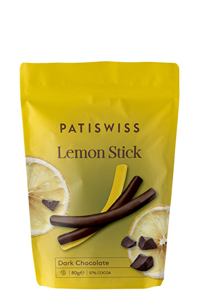Patiswiss Bitter Çikolatalı Limon Çubukları, 80g