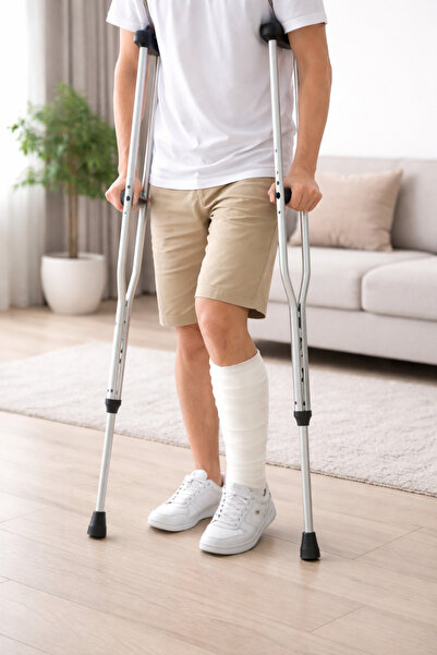 Hakhan Medical Hakhan Koltuk Altı Değneği Alüminyum (ÇİFT-MEDİUM)