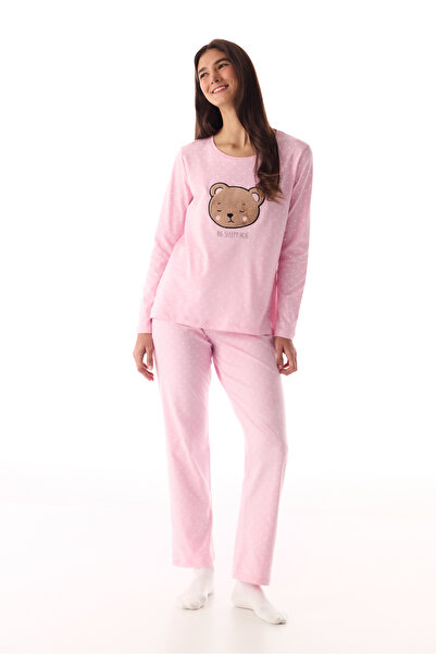 Penti Set de pijamale cu pantaloni roz Sleepy Hug