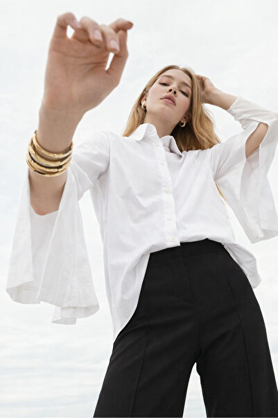 Touché Privé Double Collar Sleeve Zippered Shirt