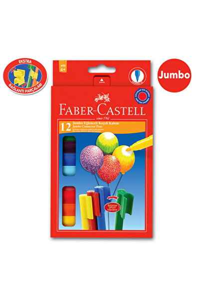 Faber Castell Eğlenceli Jumbo Keçeli Kalem 12 Renk