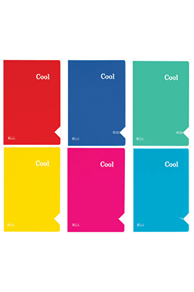 Keskin Colors دفتر ملاحظات كول كولور كولور بغلاف من البولي بروبيلين مربع الشك...