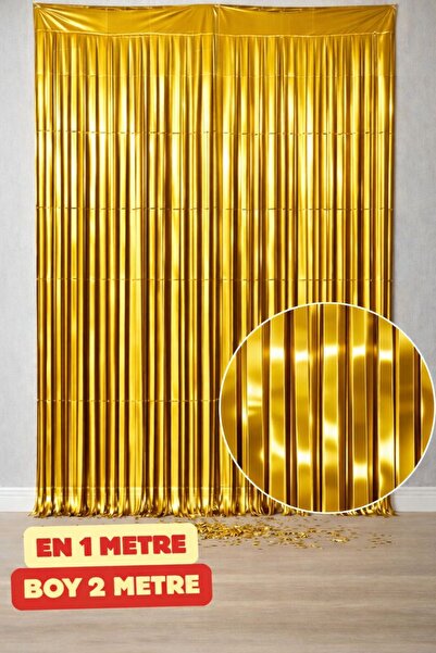 Baloncu Dede Gold Duvar Arka Fon Parlak Duvar Süsü Duvar ve Kapı Perdesi Doğu...