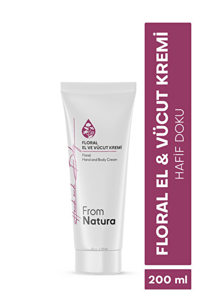 From Natura Floral El ve Vücut Kremi 200 ml