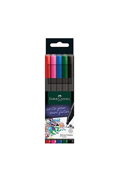 Faber Castell Faber Grip Finepen Klasik Renk 5’Li 2022
