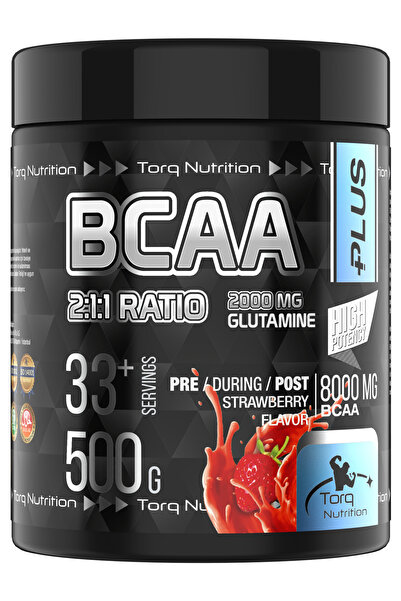 Torq Nutrition L-Glutamine Bcaa 500 جرام - بنكهة الفراولة