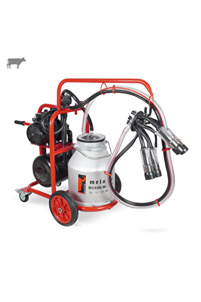 Melasty Tekli Inek Süt Sağma Makinesi (ALÜMİNYUM GÜĞÜM - KAUÇUK MEMELİK) (BEN...