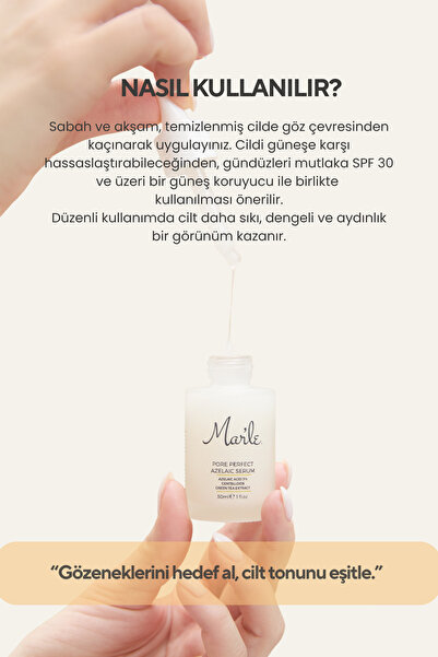 MAR'LE Gözenek Sıkılaştırıcı Azelaik Serum