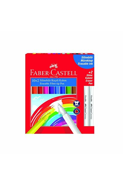 Faber Castell Faber 10 Renk+2 Silme Kalemli Silinebilir Keçeli Kalem 5062000004