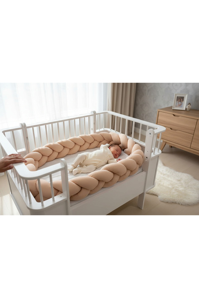 Cozibo 350 Cm 3'lü Örgü Koruma / Beşik - Yatak Koruyucu