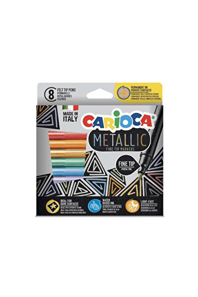 carioca Metalik Keçeli Kalemi 8’Li 43162