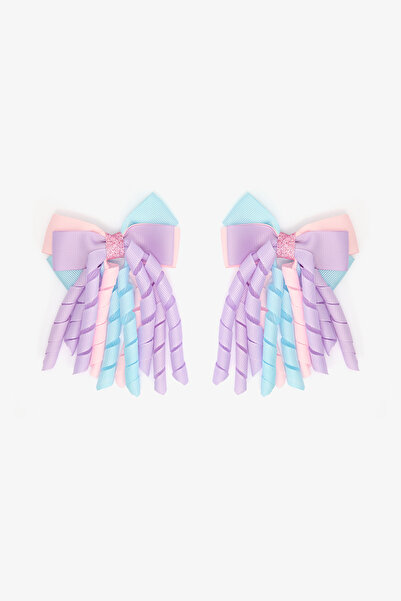 Penti Renkli Kız Çocuk 2'li Kumaş Toka