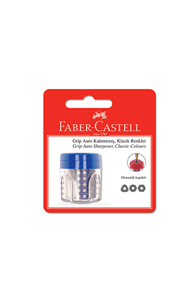 Faber Castell Faber-castell Grip Auto Kalemtraş Tekli Klasik Renkler - 3 Renk...