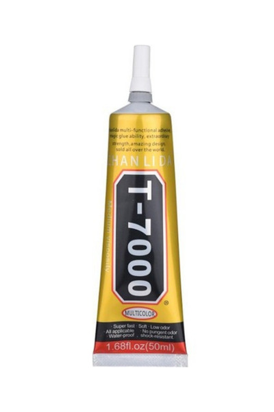 Genel Markalar T7000 Ekran Cam Lens Kasa Kapak Çerçeve Yapıştırıcı 110ml Siya...