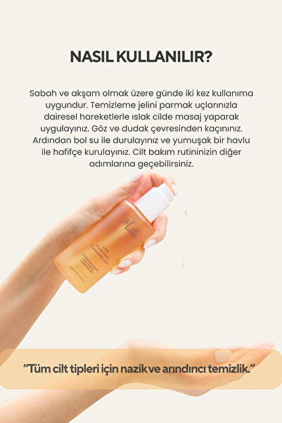MAR'LE Cica Arındırıcı Yüz Temizleme Jeli