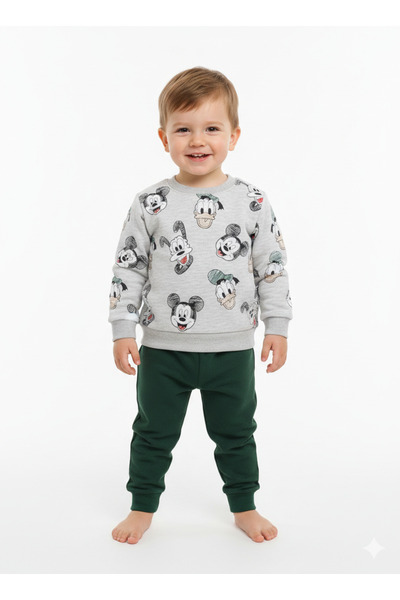 esmababykids Boys' Fleece Suit Winter Bottom Top Suit