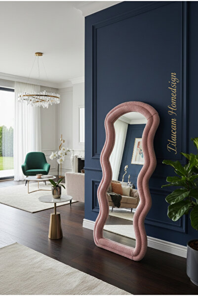 LİLACAM DESİGN GERÇEK KUMAŞLI BOY AYNASI