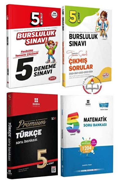 Editör Yayınevi Data Yayınları 5. Sınıf Bursluluk Deneme Sınavı+Editör Burslu...