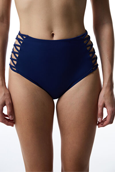 Penti Navy Blue High Fashion High Waist Bikini Bottom