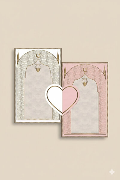 FOREVERALDORA طقم سجادة صلاة ناعمة مزدوجة غير مؤلمة للركبة ومقعد صلاة