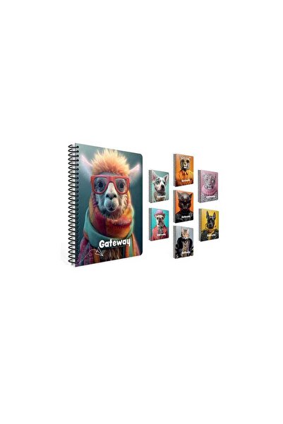 Gıpta 17x24cm 80 Yaprak Çizgili Gateway Spiralli Pp Kapak Defter 7195000