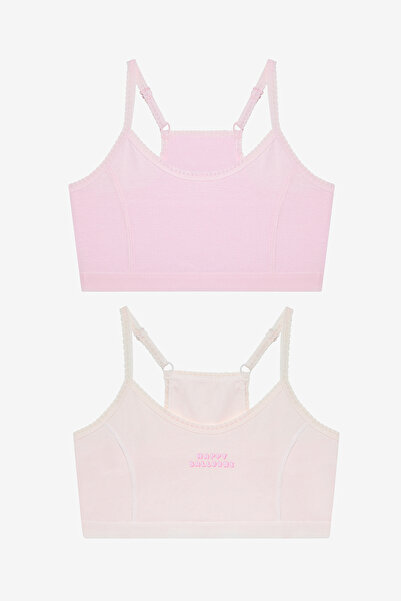 Penti Kız Çocuk Happy Balloons Çok Renkli 2li Crop Üst